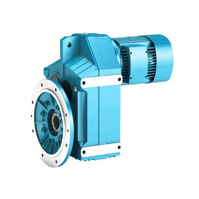 Parallel shaft helical gear motor