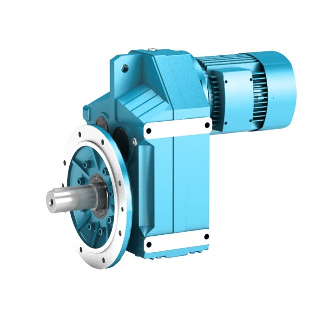 Parallel shaft helical gear motor